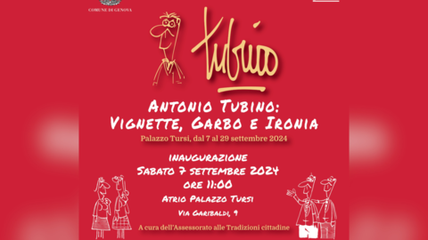 &quot;Vignette, Garbo e Ironia”: la mostra a Palazzo Tursi che omaggia il genio di Antonio Tubino