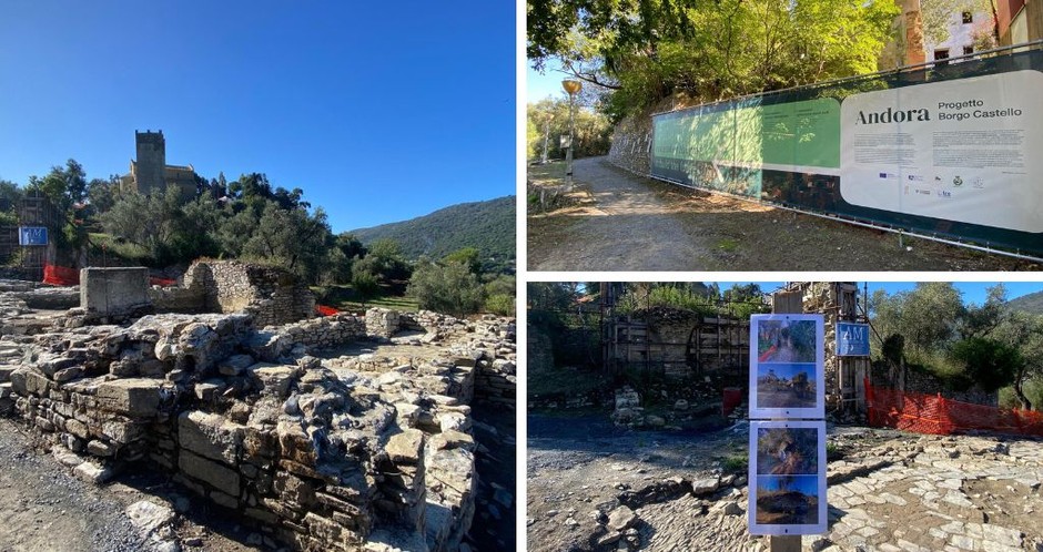 Borgo Castello di Andora (SV): il fascino della storia riaffiora dagli scavi archeologici